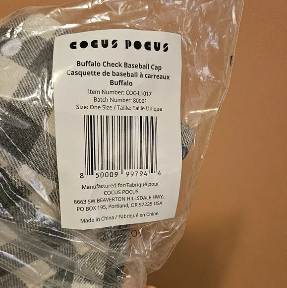 Buffalo Check Baseball - Picture 3 of 4